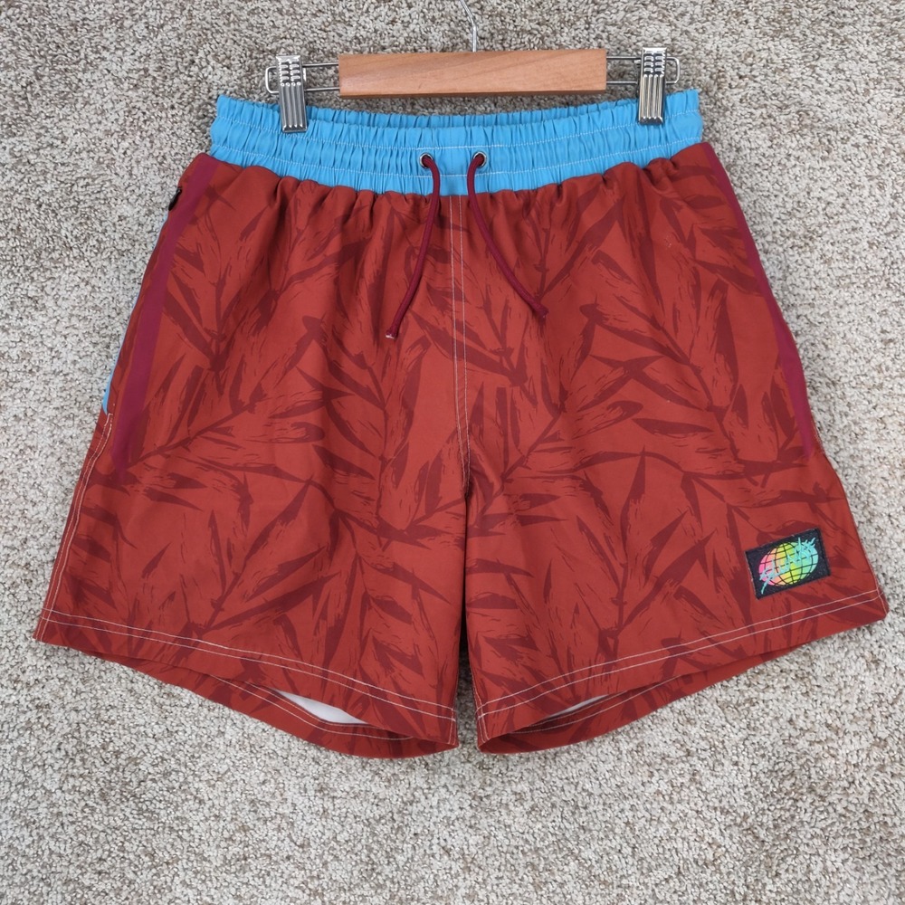 Slunks Volleyball Shorts Men's Small Lined Bushwacked Active Gym Training